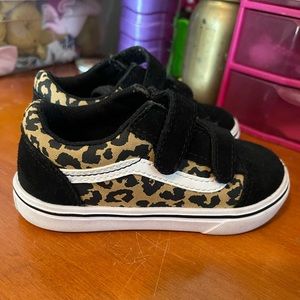Toddler Cheetah Print Vans